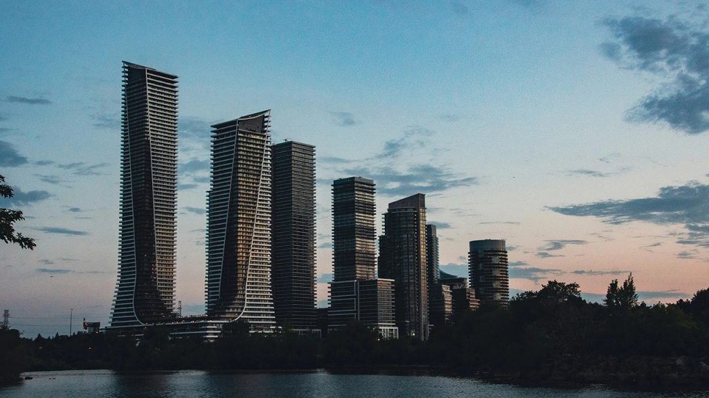 Condo skyline of Etobicoke.