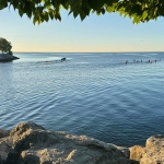 An image of Lake Ontario from what could be Mississauga or Etobicoke.
