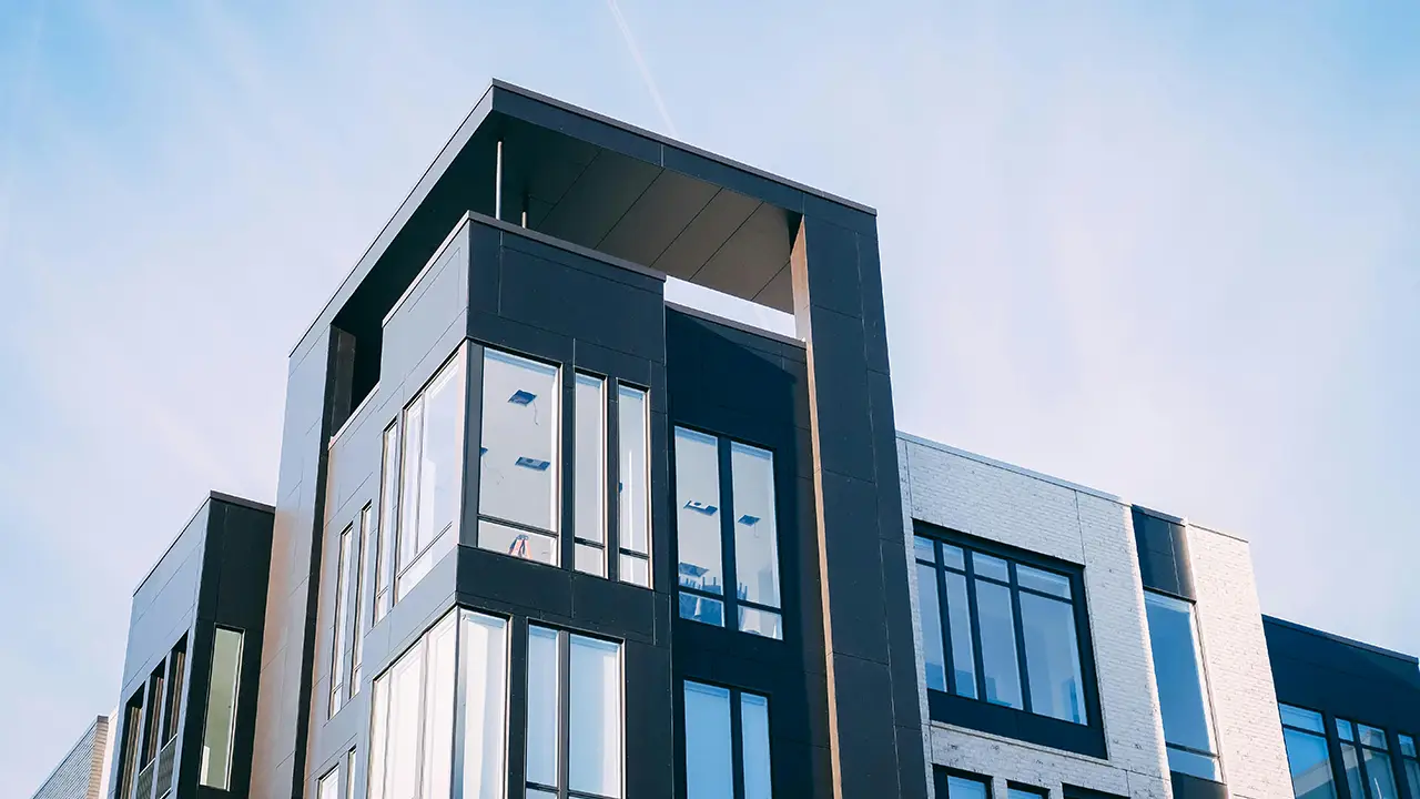 Exterior image of a condo building located in Etobicoke.