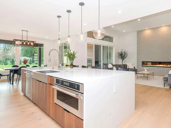 The interior of a beautifully constructed home that is common to see between etobicoke vs oakville.