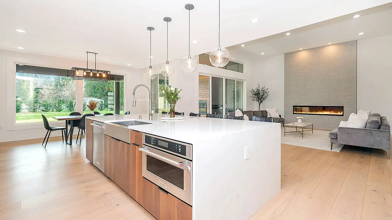 The interior of a beautifully constructed home that is common to see between etobicoke vs oakville.
